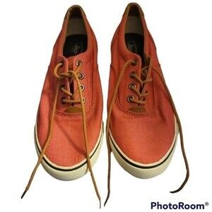 G.H. Bass & Co. Preppy Taylor Swift Cottagecore Red Canvas Sneakers Women's 8